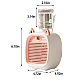 Ventilator portabil de birou cu incarcare USB si umidificare urechi pisica Ventilator portabil de birou cu incarcare USB si umidificare urechi pisica