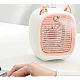 Ventilator portabil de birou cu incarcare USB si umidificare urechi pisica Ventilator portabil de birou cu incarcare USB si umidificare urechi pisica
