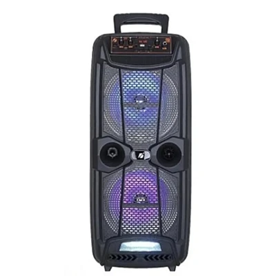Boxa wireless KTS 1743 cu microfon telecomanda 8 x 2 inch