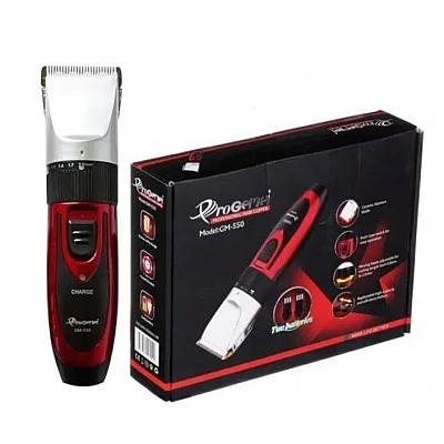 Aparat de tuns Geemy 9 in 1 model GM 550 cu accesorii Rosu