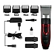 Aparat de tuns Geemy 9 in 1 model GM 550 cu accesorii Rosu
