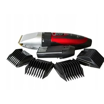 Aparat de tuns Geemy 9 in 1 model GM 550 cu accesorii Rosu