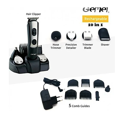 Aparat de tuns 10 in 1 multifunctional Gemei GM 592