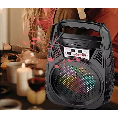 Boxa portabila ZQS 6148 de 30W PMPO BT/FM/USB LED 1500mAh Boxa portabila ZQS 6148 de 30W PMPO BT/FM/USB LED 1500mAh