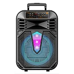 Boxa portabila 15 inch cu microfon KTS 2071 RGB Bluetooth USB SD FM tip TROLLER