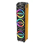 Boxa portabila mare ZQS8315 de 18000W cu 2 microfoane si telecomanda