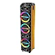 Boxa portabila mare ZQS8315 de 18000W cu 2 microfoane si telecomanda