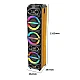 Boxa portabila mare ZQS8315 de 18000W cu 2 microfoane si telecomanda