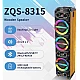 Boxa portabila mare ZQS8315 de 18000W cu 2 microfoane si telecomanda