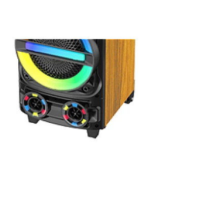 Boxa portabila mare ZQS8315 de 18000W cu 2 microfoane si telecomanda
