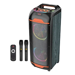 Boxa bluetooth ZQS 8248 portabila cu 2 microfoane si telecomanda
