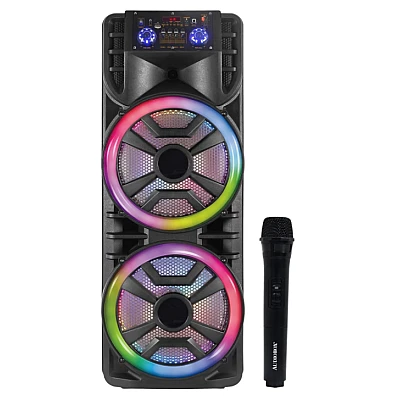 Boxa portabila ZQS 12203 2 Difuzoare x 12 Inch Bluetooth 80W PMPO Subwoofer Super Bass Microfon Telecomanda Boxa portabila ZQS 12203 2 Difuzoare x 12 Inch Bluetooth 80W PMPO Subwoofer Super Bass Microfon Telecomanda