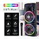 Boxa portabila ZQS 12203 2 Difuzoare x 12 Inch Bluetooth 80W PMPO Subwoofer Super Bass Microfon Telecomanda Boxa portabila ZQS 12203 2 Difuzoare x 12 Inch Bluetooth 80W PMPO Subwoofer Super Bass Microfon Telecomanda