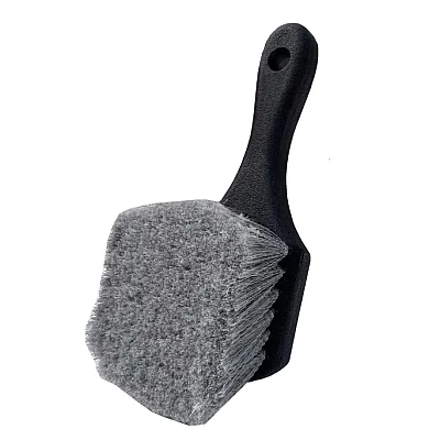 Perie pentru roti/anvelope 215 x 55 x 55 mm Gri/Negru Perie pentru roti/anvelope 215 x 55 x 55 mm Gri/Negru