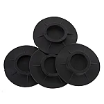 Set 4 picioruse pentru masina de spalat NEGRE