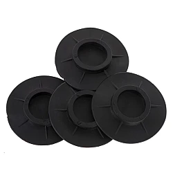 Set 4 picioruse pentru masina de spalat NEGRE