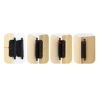 Set 2 Balamale Batante lungime 100 mm negre Set 2 Balamale Batante lungime 100 mm negre