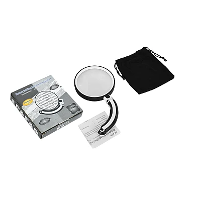 Lupa pliabila 2.5X focusare 200mm cu diametrul de 90 mm Lupa pliabila 2.5X focusare 200mm cu diametrul de 90 mm