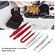 Set 7 Pensete Antistatic Diverse forme Rosu + Argintiu Set 7 Pensete Antistatic Diverse forme Rosu + Argintiu