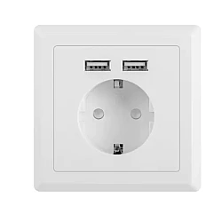 UB Priza de perete 100V - 240V cu 2 porturi USB SO