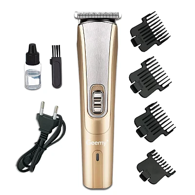 Masina de tuns cu acumulator Geemy GM 6637 Accesorii incluse Lame din titan