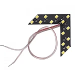 Set 2 Indicatoare semnalizare oglinda tip sageata LED Galben 12V tuning auto
