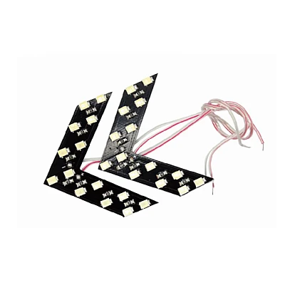 Set 2 Indicatoare semnalizare oglinda tip sageata LED Galben 12V tuning auto Set 2 Indicatoare semnalizare oglinda tip sageata LED Galben 12V tuning auto