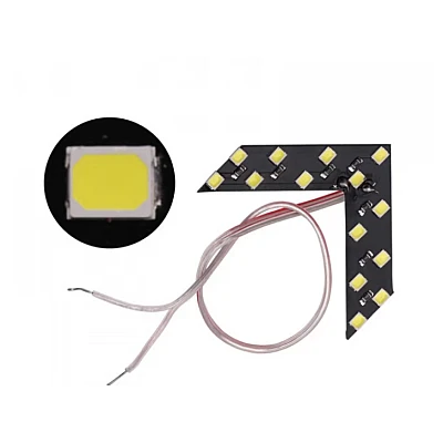 Set 2 Indicatoare semnalizare oglinda tip sageata LED Galben 12V tuning auto Set 2 Indicatoare semnalizare oglinda tip sageata LED Galben 12V tuning auto