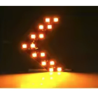 Set 2 Indicatoare semnalizare oglinda tip sageata LED Galben 12V tuning auto Set 2 Indicatoare semnalizare oglinda tip sageata LED Galben 12V tuning auto