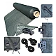 Set 100 Cleme rotunde pentru prins plasa umbrire
