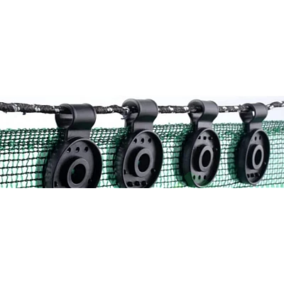 Set 100 Cleme rotunde pentru prins plasa umbrire