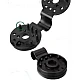 Set 100 Cleme rotunde pentru prins plasa umbrire