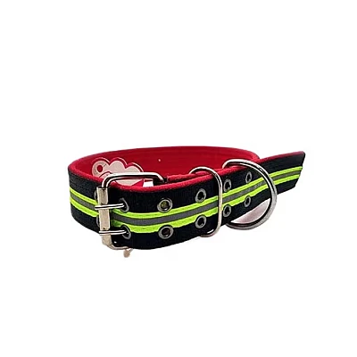Zgarda (curea) pentru caini 60 cm fluorescenta POLICE DOG