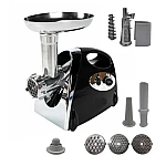 Masina de tocat carne electrica Model MX976 functie Reverse NEAGRA 3800W 3 site,accesorii rosii inclus