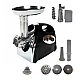 Masina de tocat carne electrica Model MX976 functie Reverse NEAGRA 3800W 3 site,accesorii rosii inclus Masina de tocat carne electrica Model MX976 functie Reverse NEAGRA 3800W 3 site,accesorii rosii inclus