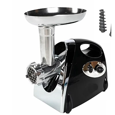Masina de tocat carne electrica Model MX976 functie Reverse NEAGRA 3800W 3 site,accesorii rosii inclus Masina de tocat carne electrica Model MX976 functie Reverse NEAGRA 3800W 3 site,accesorii rosii inclus