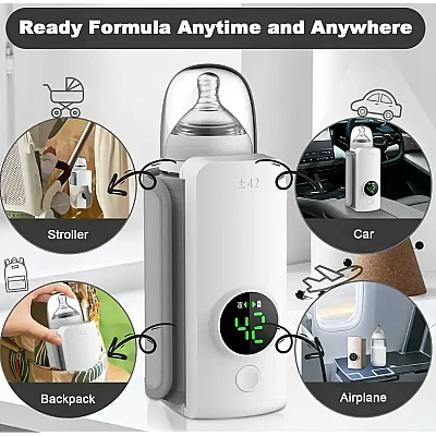 Incalzitor pentru biberoane portabil cu incarcare USB Incalzitor pentru biberoane portabil cu incarcare USB
