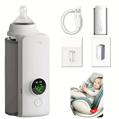 Incalzitor pentru biberoane portabil cu incarcare USB Incalzitor pentru biberoane portabil cu incarcare USB