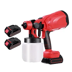 Pistol profesional de vopsit si zugravit electric 800 ml si 2 acumulatori 48V Portabil
