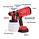 Pistol profesional de vopsit si zugravit electric 800 ml si 2 acumulatori 48V Portabil