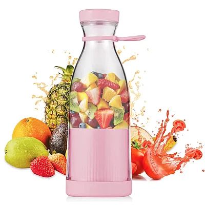 Mini blender portabil smoothie si shake incarcare usb 6 lame otel Inoxidabil 380 ml Mini blender portabil smoothie si shake incarcare usb 6 lame otel Inoxidabil 380 ml