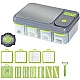 Set 6 in 1 pentru bucatarie Tocator si feliator multifunctional Set 6 in 1 pentru bucatarie Tocator si feliator multifunctional