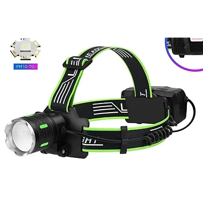 Lanterna de cap cu led si acumulator BL SXB A43 de 30W zoom pentru camping pescuit