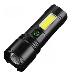 Mini lanterna de mana puternica BL C30C TG cu LED COB lateral