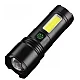 Mini lanterna de mana puternica BL C30C TG cu LED COB lateral