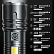 Mini lanterna de mana puternica BL C30C TG cu LED COB lateral