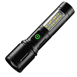 Lanterna de mana LED reincarcabila CB 505A TG cu incarcare USB