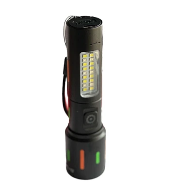 Lanterna de mana LED reincarcabila CB 505A TG cu incarcare USB