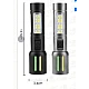 Lanterna de mana LED reincarcabila CB 505A TG cu incarcare USB