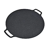 Plita Japoneza rotunda cu manere placa grill antiaderenta diametrul 28 cm